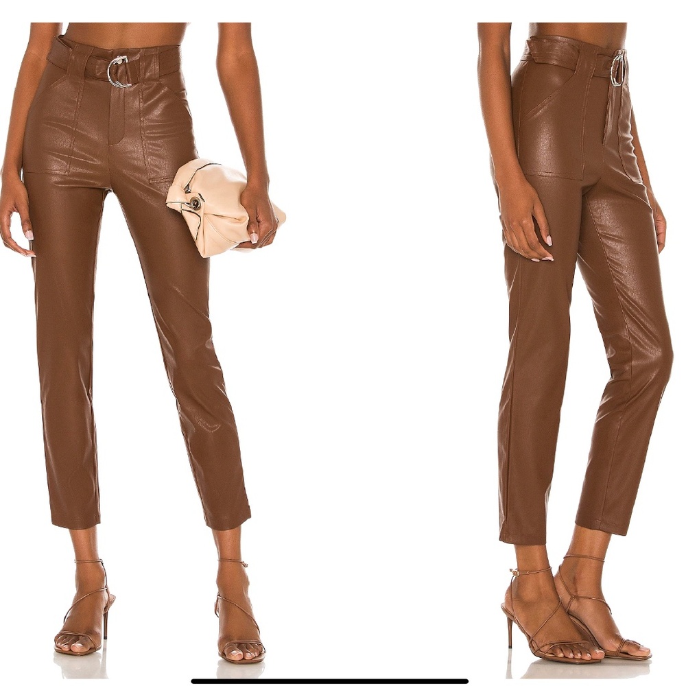 Superdown (revolve) Chanice Buckle Pant, Faux Leather Pants